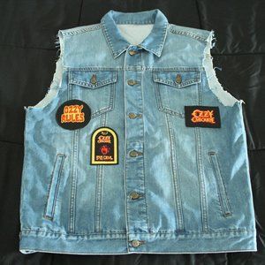 Ozzy Osbourne Limited Edition Denim Patch Vest
